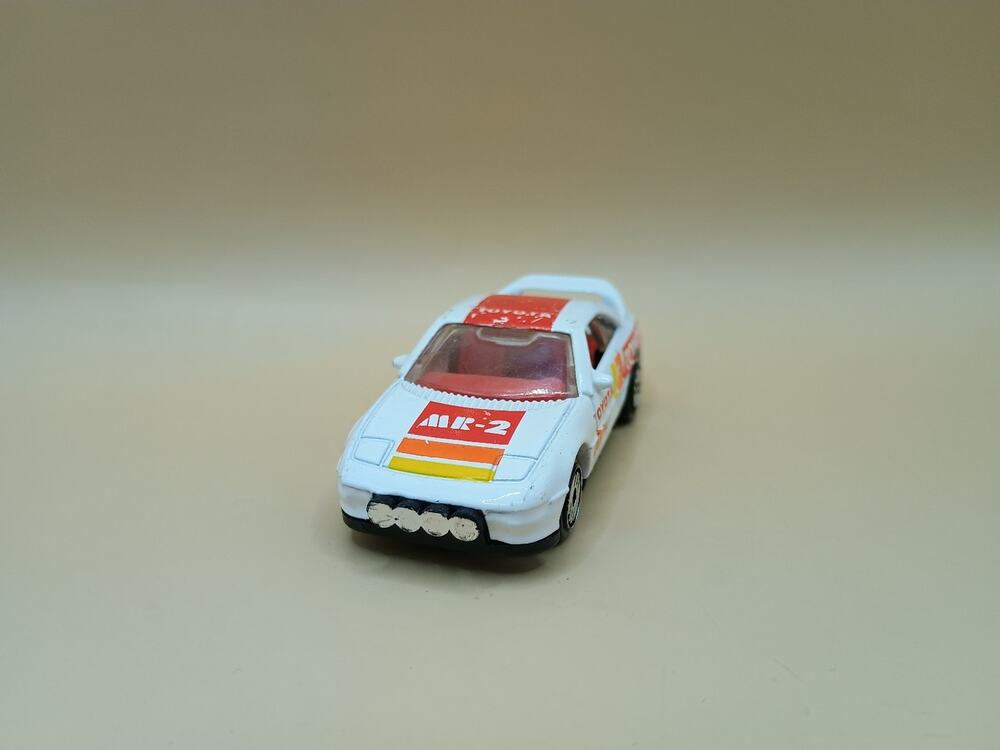 Hot Wheels Toyota MR-2 Rally 1990 White Made in Malaysia